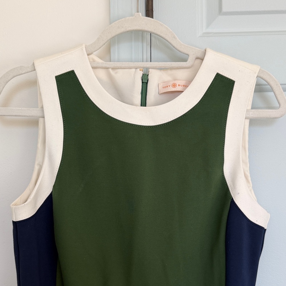 Tory Burch Colorblock Pattern Dress - Medium - Picture 7 of 12